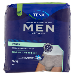 Tena Men Active Fit Pants Normal S/M 9 pz