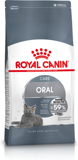 Royal Canin Oral Care cibo secco per gatti 400 g Adulto Trinciapollo, Riso, Vegetale