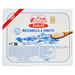 Sabelli Mozzarella a Cubetti 3000 g
