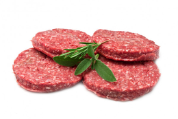 Hamburger di bovino adulto