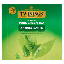 Twinings Pure Green Tea Tè Verde Antiossidante 50 filtri The 100 g