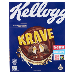 Kellogg's Krave Cookies & Cream Flavour 375 g
