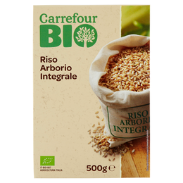 Carrefour Bio Riso Arborio Integrale 500 g