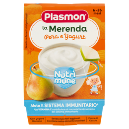 Plasmon la Merenda Pera e Yogurt Nutri mune 2 x 120 g