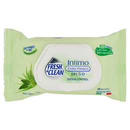Fresh & Clean Intimo Extra Fresco pH 5.0 Aloe Vera e Salvia 20 pz