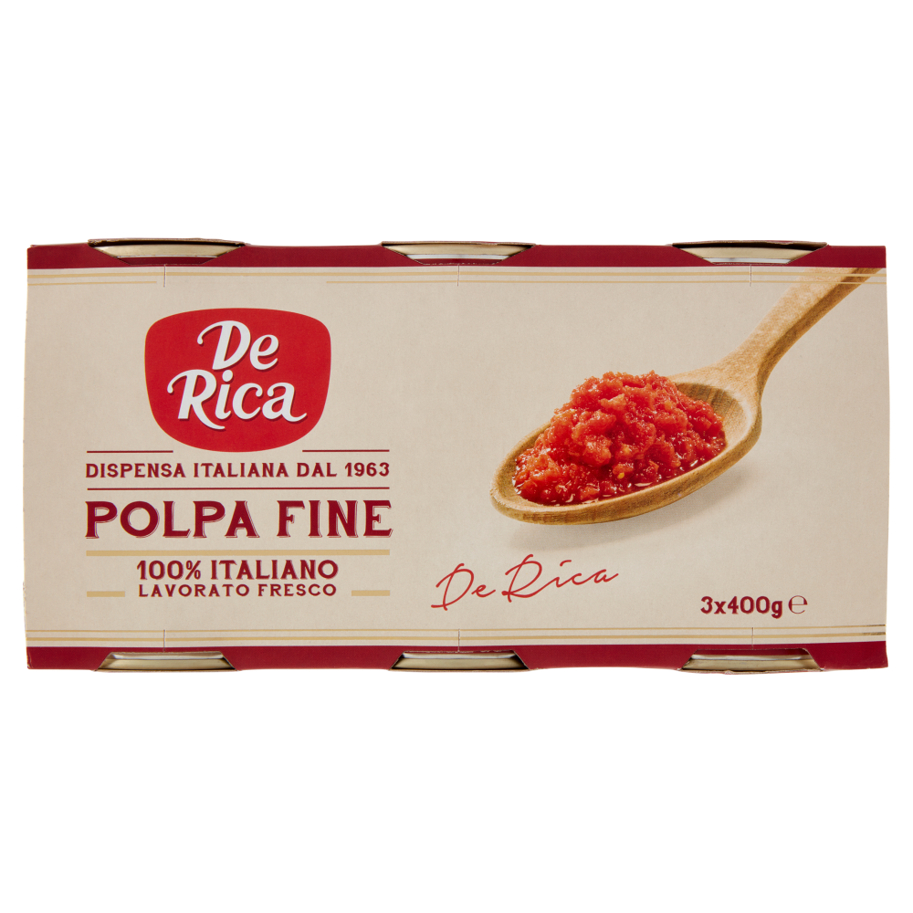 De Rica Polpa Fine 3 x 400 g