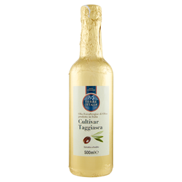 Terre d'Italia Olio Extra Vergine di Oliva prodotto in Italia Cultivar Taggiasca 500 ml