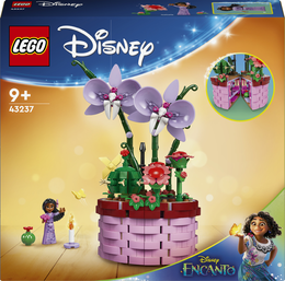 LEGO Disney 43237 Vaso di Fiori di Isabela, Giochi per Bambini 9+ con Mini Bambolina e Cesto Apribile, Regalo dal Film Encanto