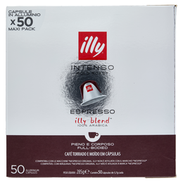 illy Intenso Espresso Compatibili con le Macchine *Nespresso Original 50 Capsule in Alluminio 285 g