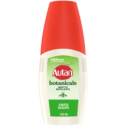 Autan Botanicals Vapo Spray Antizanzare, Repellente Zanzare, Protezione Efficace fino a 6 Ore, a Base di Eucalipto, 100ml