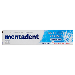 Mentadent White System Crystal Gel 75 ml