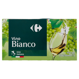 Carrefour Vino Bianco 3 x 250 ml