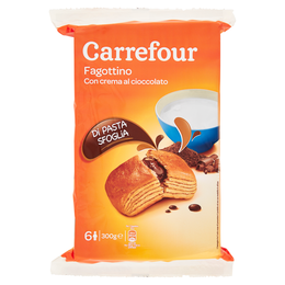 Carrefour Fagottino con crema al cioccolato 6 x 50 g