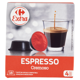 Carrefour Extra Espresso Cremoso 16 x 7,5 g