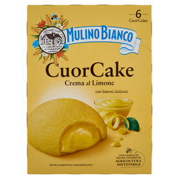 Mulino Bianco CuorCake Merenda con Limoni Italiani 6 pezzi 210g