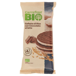 Carrefour Bio Gallette di Riso con Cioccolato al latte 4 x 34 g