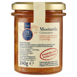 Terre d'Italia Mostarda Cremonese di frutta mista 240 g