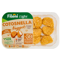 Fileni Light Cotosnella Nuggets Bocconcini con Filetti di Pollo 0,240 kg