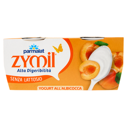 ZYMIL Alta Digeribilità Senza Lattosio Yogurt all'Albicocca 2x125g