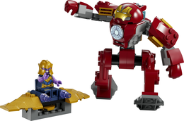 LEGO Marvel 76263 Iron Man Hulkbuster vs. Thanos, Gioco per Bambini 4+ Anni, Action Figure con Aereo Giocattolo e 2 Minifigure