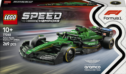 LEGO Speed Champions 77245 Auto da Corsa Aston Martin Aramco F1 AMR24 Macchina Giocattolo da Collezione con Pilota da 10+