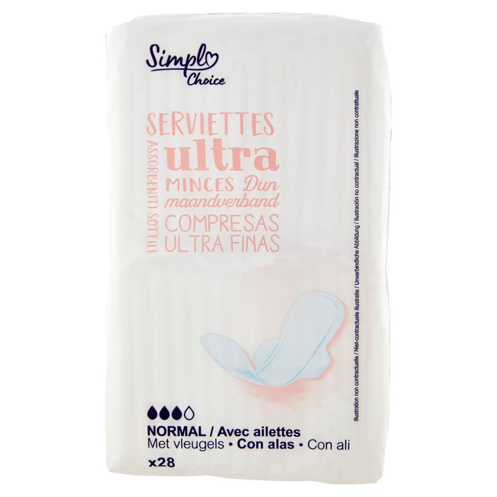 Simpl Choice Assorbenti Sottili Normal con ali 28 pz