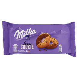 Milka Cookie Loop, cookies gocce cioccolato ricoperto cioccolato 176g