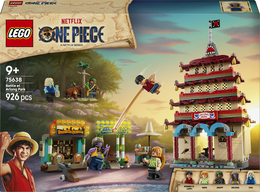 LEGO ONE PIECE 75638 Battaglia ad Arlong Park, Giocattolo con 5 Minifigure e una Pagoda che Crolla - Regalo per Bambini 9+