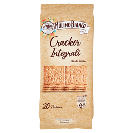 Mulino Bianco Cracker Integrali con Farina Sostenibile Ricchi di Fibre 500g