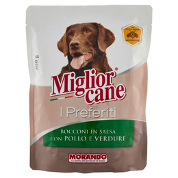 Migliorcane I Preferiti Bocconi in Salsa con Pollo e Verdure 300 g