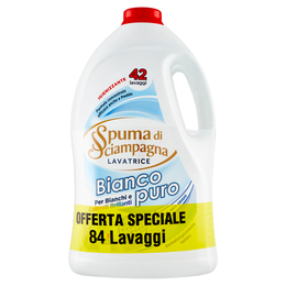 Spuma di Sciampagna Bianco puro Lavatrice Igienizzante 2 x 1890 ml