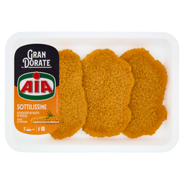 Aia Gran Dorate Sottilissime Cotolette di Filetti di Pollo 0,210 kg