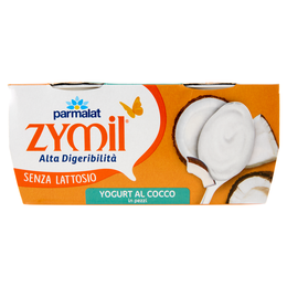 ZYMIL Alta Digeribilità Senza Lattosio Yogurt al Cocco in pezzi 2x125g