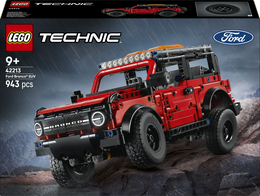 LEGO Technic 42213 SUV Ford Bronco, Macchina Giocattolo con Porte Apribili, Motore V6, Sospensioni e Sterzo, Idea Regalo 9+