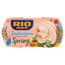 Rio mare Insalatissime Insalata di Tonno Spring con Asparagi, riso, piselli, carote e limone 2 x 160