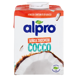 ALPRO Senza Zuccheri Cocco, Bevanda 100% Vegetale, Senza Lattosio, Basso in grassi, 500ml