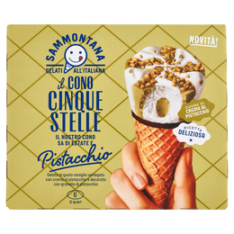 Sammontana il Cono Cinque Stelle Pistacchio 6 x 60 g