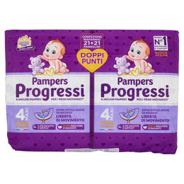 Pampers Progressi Maxi 21 + 21 pz