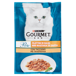 PURINA GOURMET Perle Filettini in Salsa con Tacchino 85 g