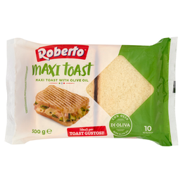Roberto maxi toast con Olio di Oliva 10 Fette 500 g