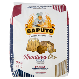 Caputo Manitoba Oro Farina di Grano Tenero Tipo "0" 5 Kg