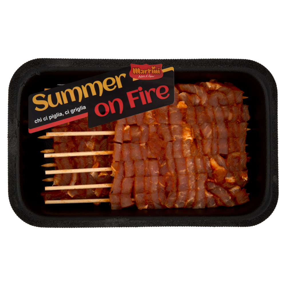 Martini Summer on Fire Arrosticini di Lonza di Suino in Salsa BBQ 0,330 kg