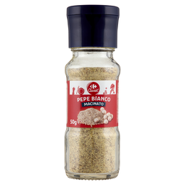 Carrefour Classic Pepe Bianco Macinato 50 g