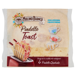 Mulino Bianco Piadina Piadelle Toast Ideale per Piadina e Toast 4pz 240g