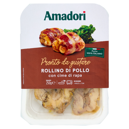 Amadori Rollino di Pollo con cime di rapa 250 g