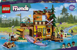 LEGO Friends 42626 Campo Avventura - Sport Acquatici, Giochi di Educativi per Bambini 7+ Anni con Molo e Campeggio Giocattolo