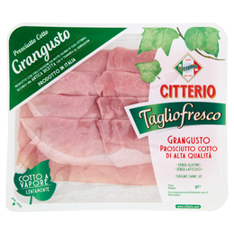 Citterio Tagliofresco Grangusto Prosciutto Cotto di Alta Qualità 110 g