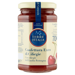 Terre d'Italia Confettura Extra di Ciliegie con ciliegie dell'Emilia Romagna 340 g