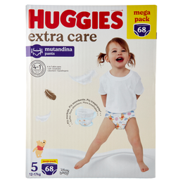 Huggies extra care mutandina 5 12-17 Kg 68 pz