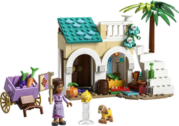 LEGO Disney Princess Disney Wish 43223 Asha nella Città di Rosas dal Film Wish con Mini Bambolina di Asha, Giochi per Bambini e Bambine 6+